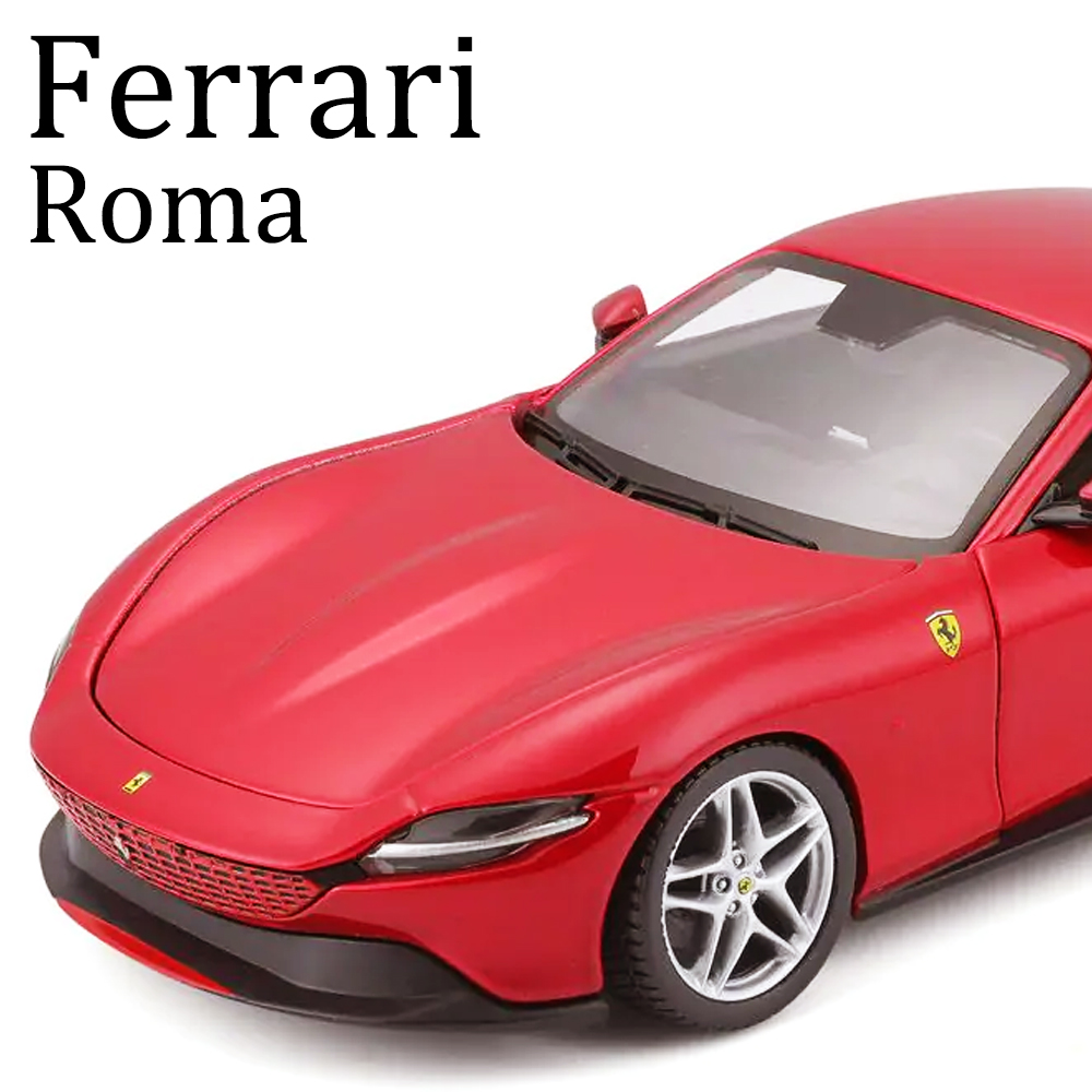 Ferrari（フェラーリ） ミニカー 1/24 ローマ レッド ブラーゴ Ferrari