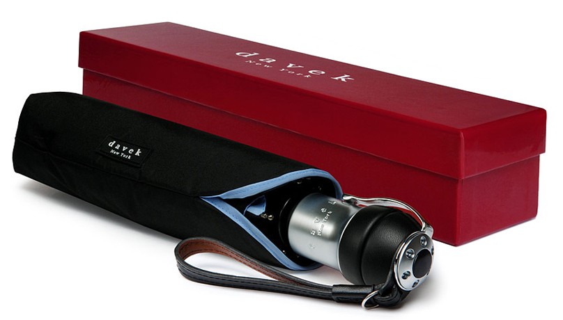 ダベック ソロ 自動開閉式 折りたたみ傘 生涯保証付 ブラック黒