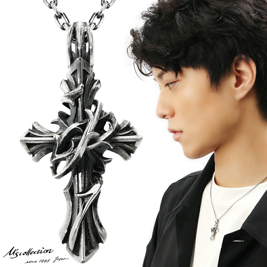 M'S COLLECTION（エムズコレクション） Bramble Cross ネックレス