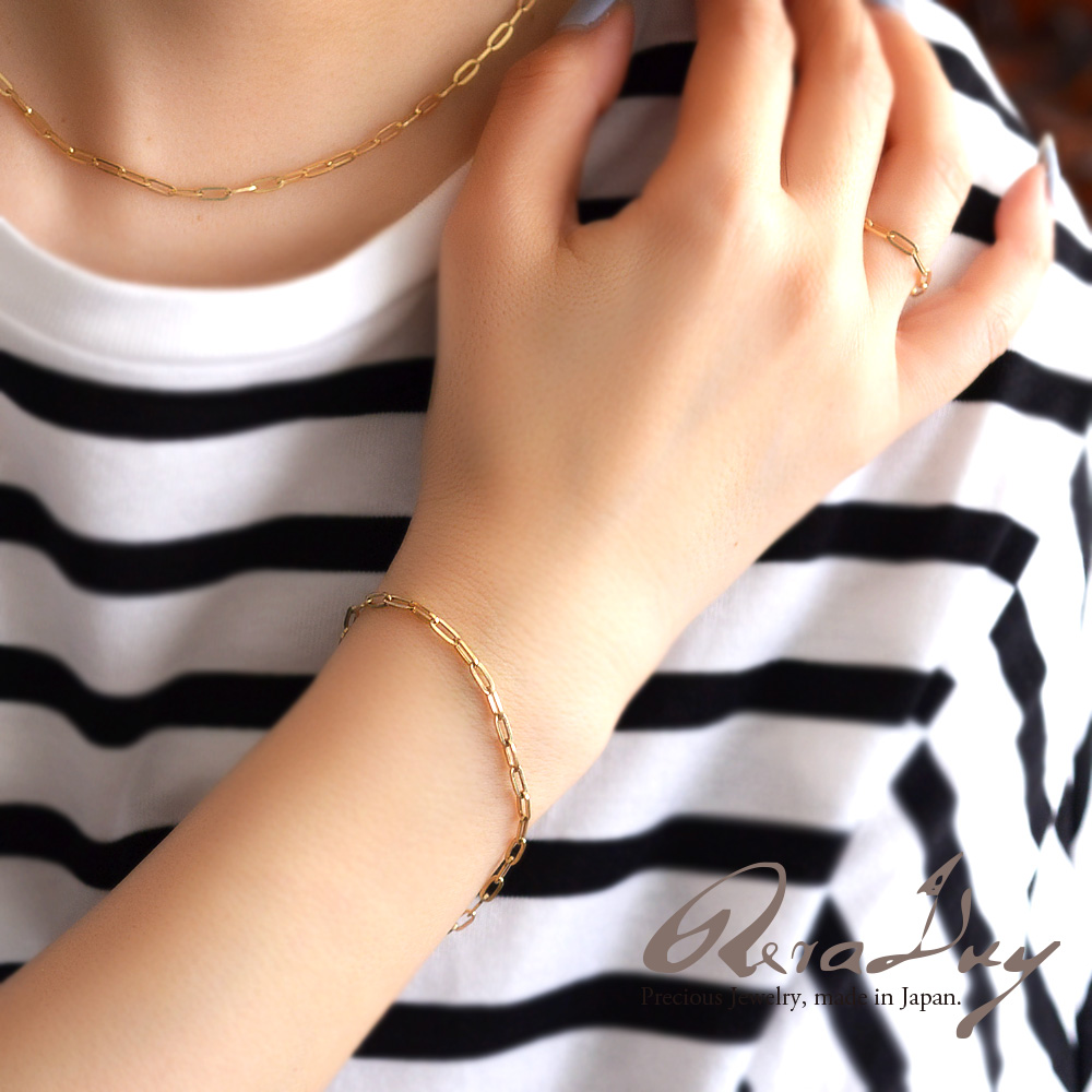 ALOHA MANA（アロハマナ） ブレスレット k10 ゴールド ペーパー