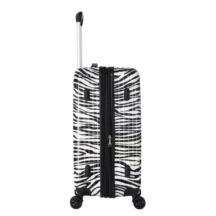 条件付き送料無料】ゼブラ柄 キャリーケース Lサイズ 軽量 旅行 静音