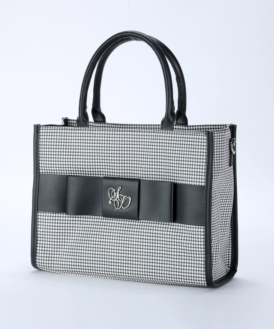 ☆まるこ☆【DOUBLE RLヘリンボーン柄キャンバストートバッグ グレー