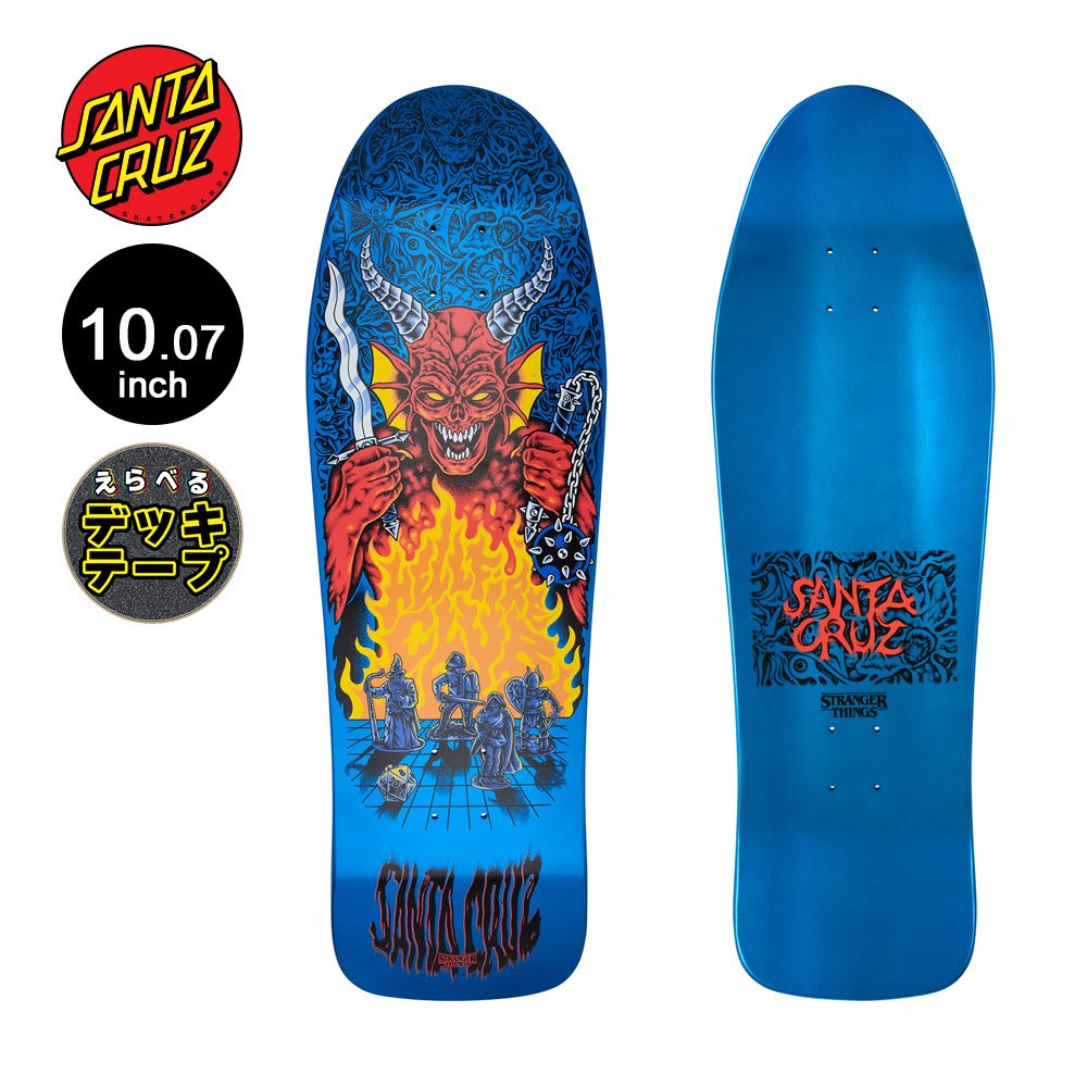 SANTA CRUZ（サンタクルーズ） スケボー デッキ 10.07 STRANGER THINGS