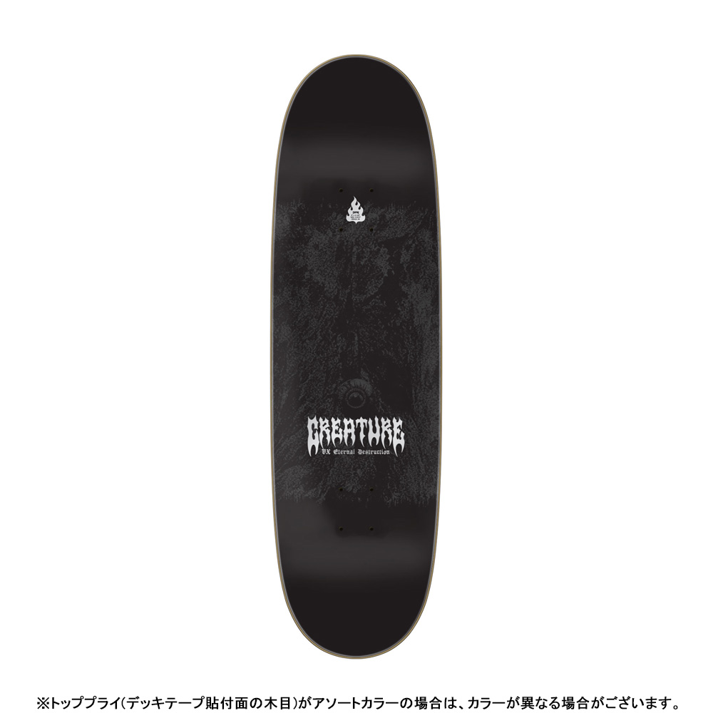 CREATURE（クリーチャー） スケボー デッキ 9.0 WORTHINGTON MORTEM VX