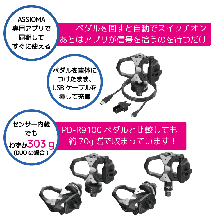シマノ（SHIMANO） 自転車用 パワーメーター ペダル Favero ファベロ