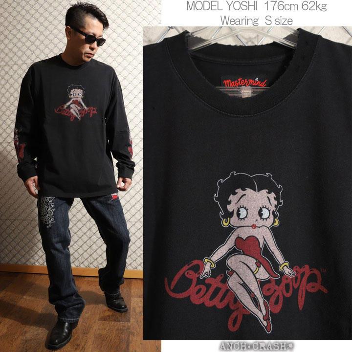 BETTY BOOP（ベティ ブープ） Betty Boop×MASTERMIND WORLD ダメージ