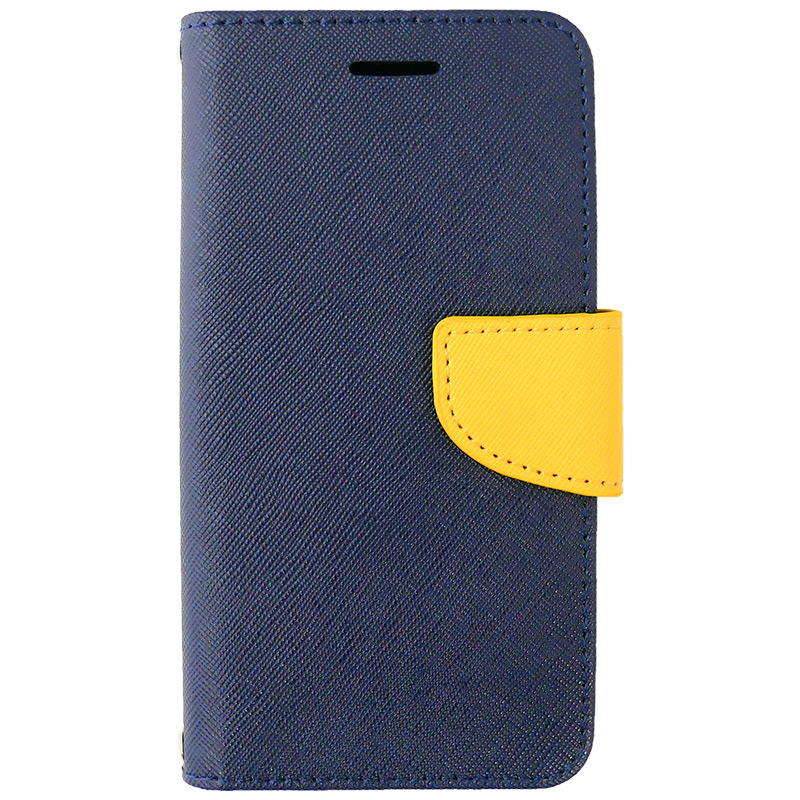 本革iPhone7 iPhone8 手帳型スマホケースシンプルネイビー