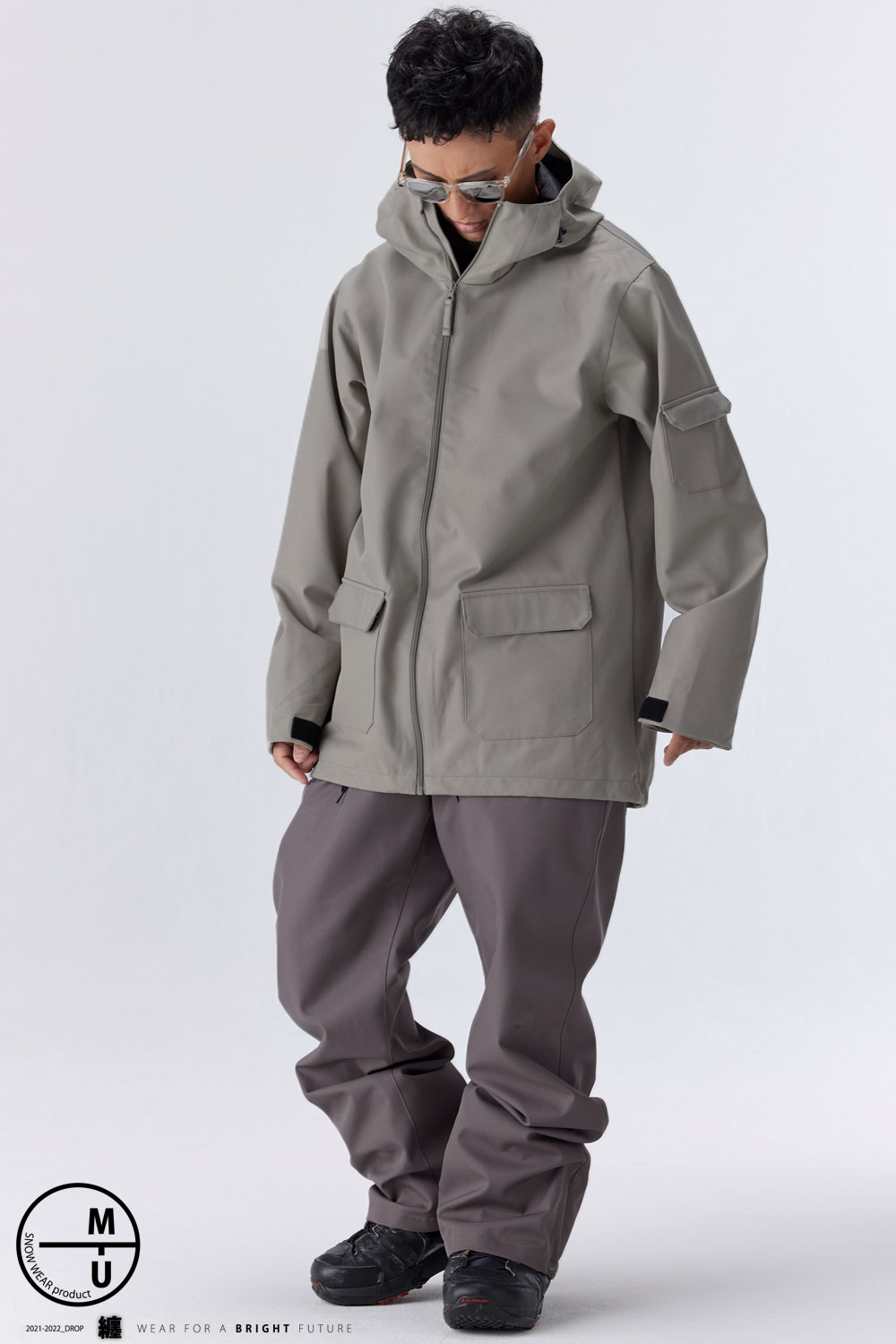 リアリズム スノーボード ウェア メンズ レディース 上下 セット