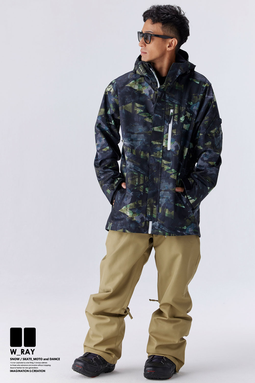 リアリズム スノーボード ウェア メンズ レディース 型落ち 上下セット