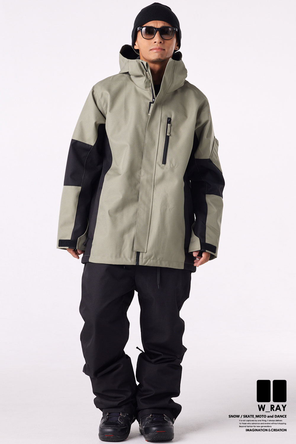 リアリズム スノーボード ウェア メンズ レディース 上下 セット