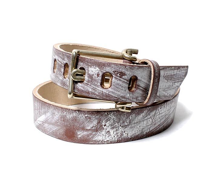 テンダー/TENDER Co. 英国製 WIRE BROWNバックル レザーベルト (200