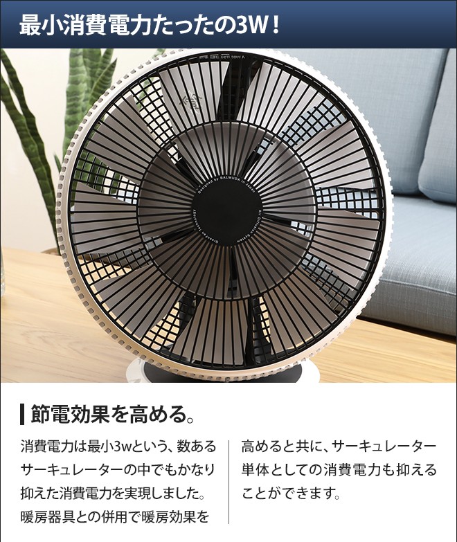 GreenFan Cirq 扇風機 サーキュレーター グリーンファンサーキュ EGF