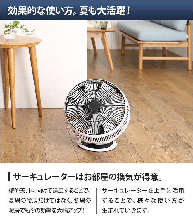 GreenFan Cirq 扇風機 サーキュレーター グリーンファンサーキュ EGF
