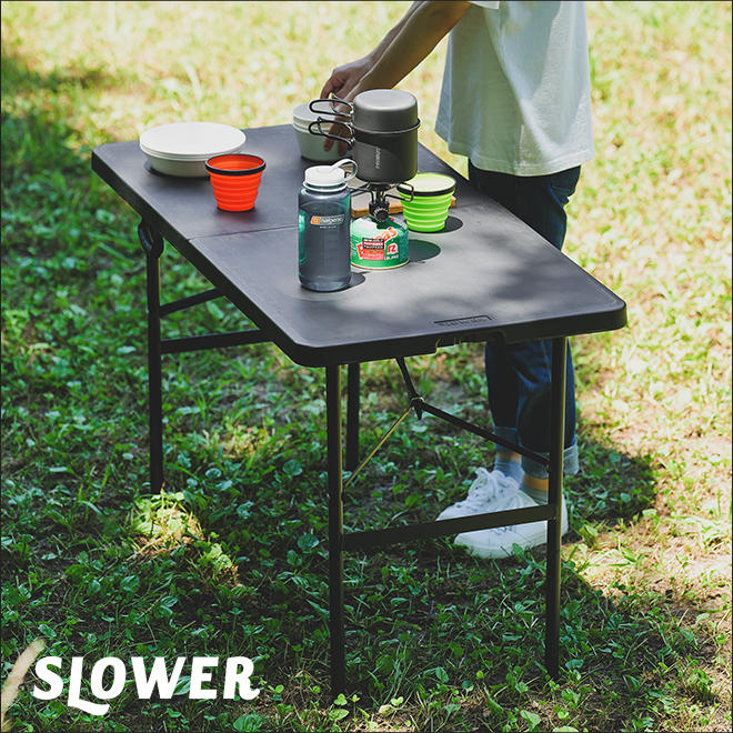 SLOWER（スロウワー） アウトドアテーブル フォールディングテーブル