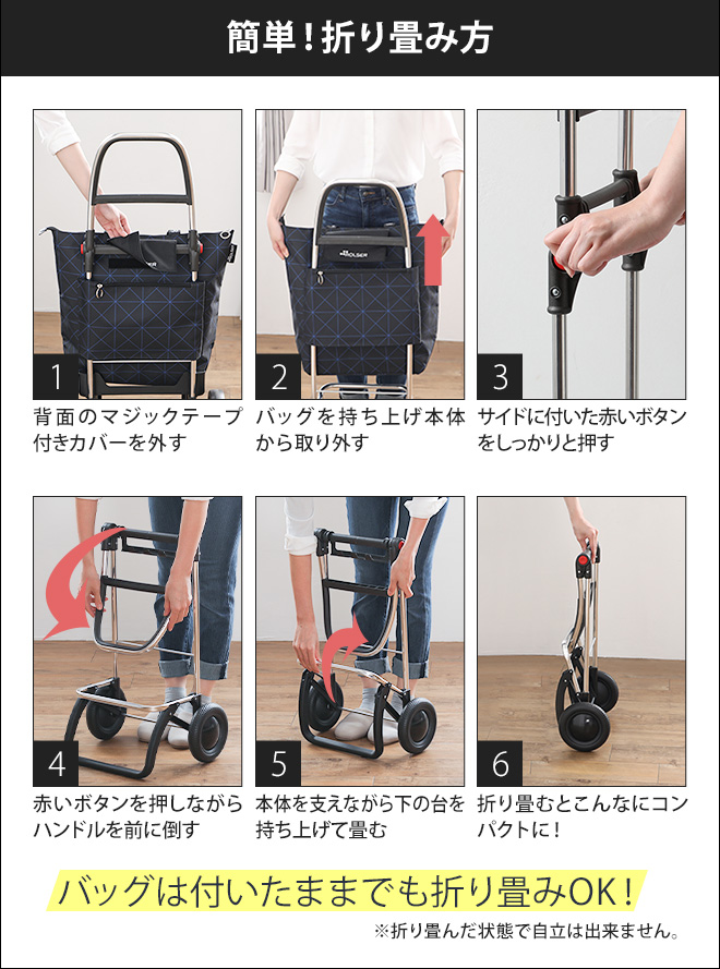ROLSER（ロルサー） ショッピングカート キャリーバッグ キャリー