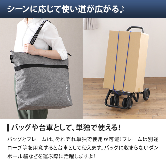 ROLSER（ロルサー） ショッピングカート キャリーバッグ キャリー