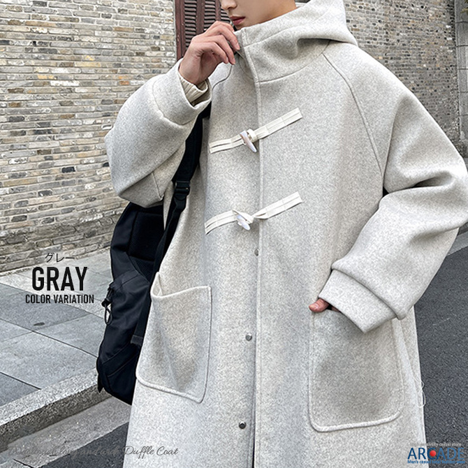 ARCADE（アーケード） ダッフルコート メンズ コート オーバーサイズ