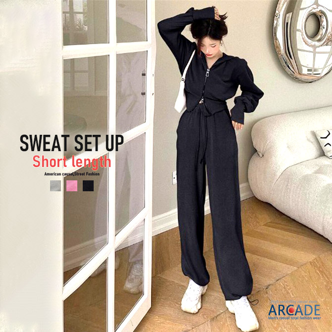 ARCADE（アーケード） スウェット 上下セットアップ レディース