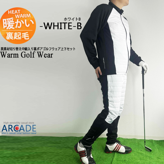 ARCADE（アーケード） 半額セール ゴルフウェア メンズ セットアップ