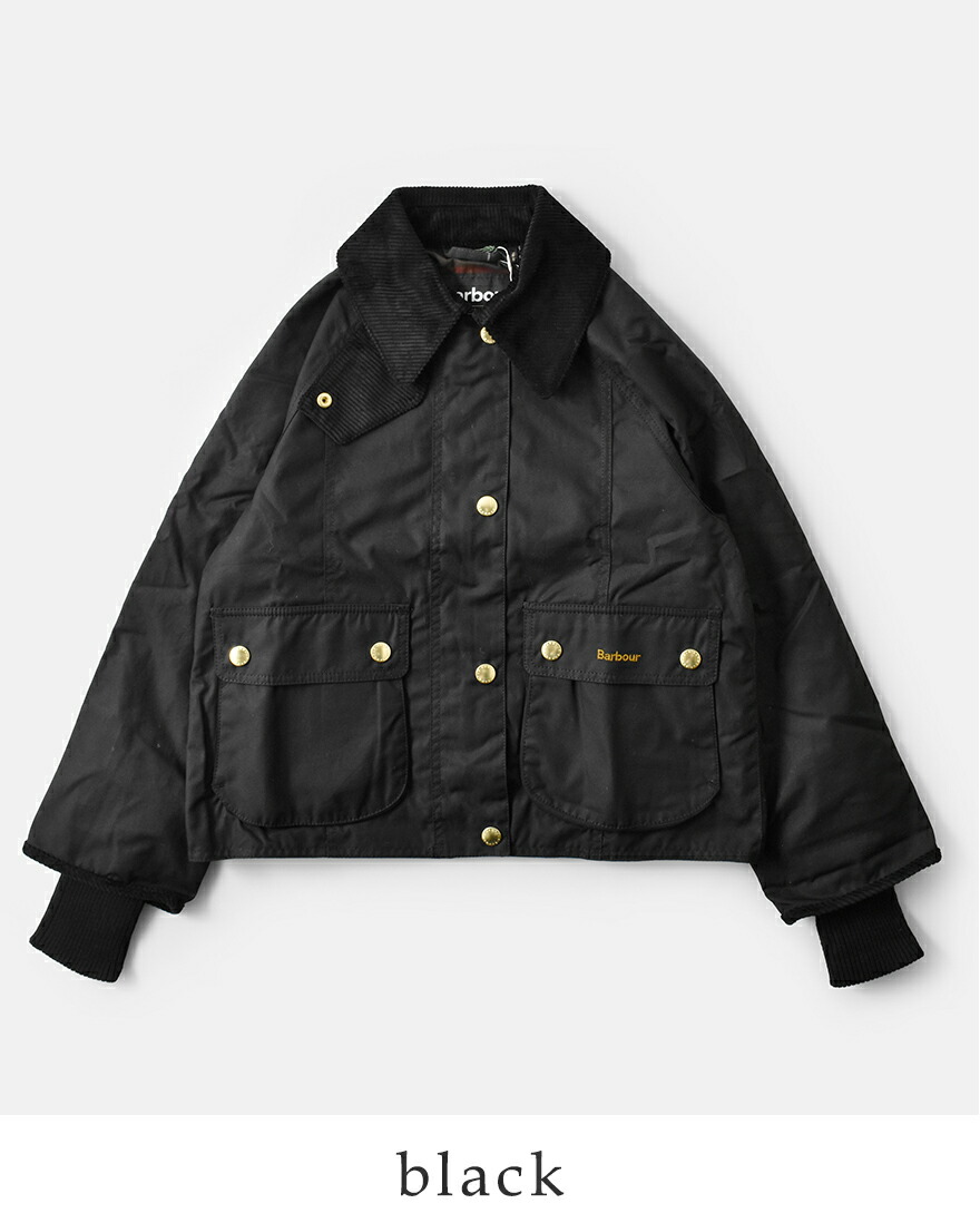Barbour（バブアー） クロップド ビードネル ワックス ジャケット