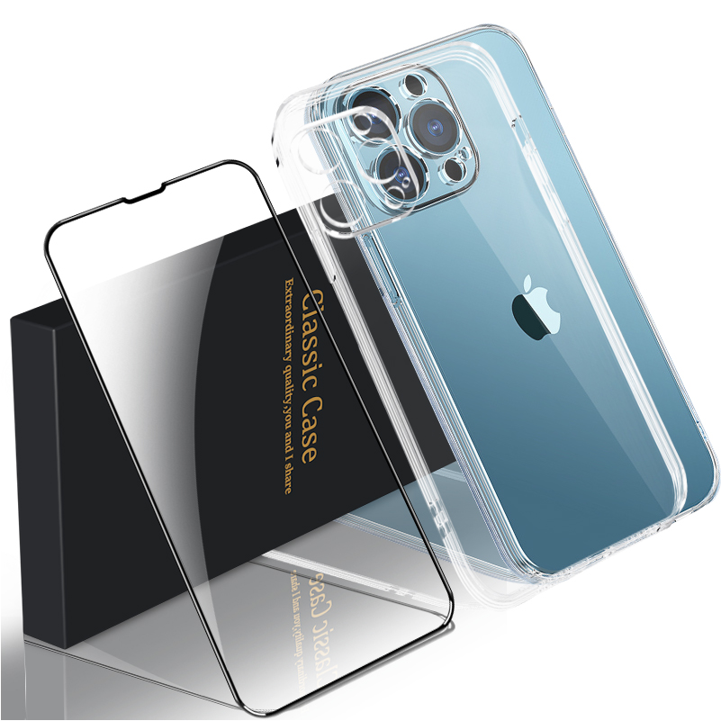 FIPRIN iPhone17 16 ケース ガラスフィルム セット クリア ケース