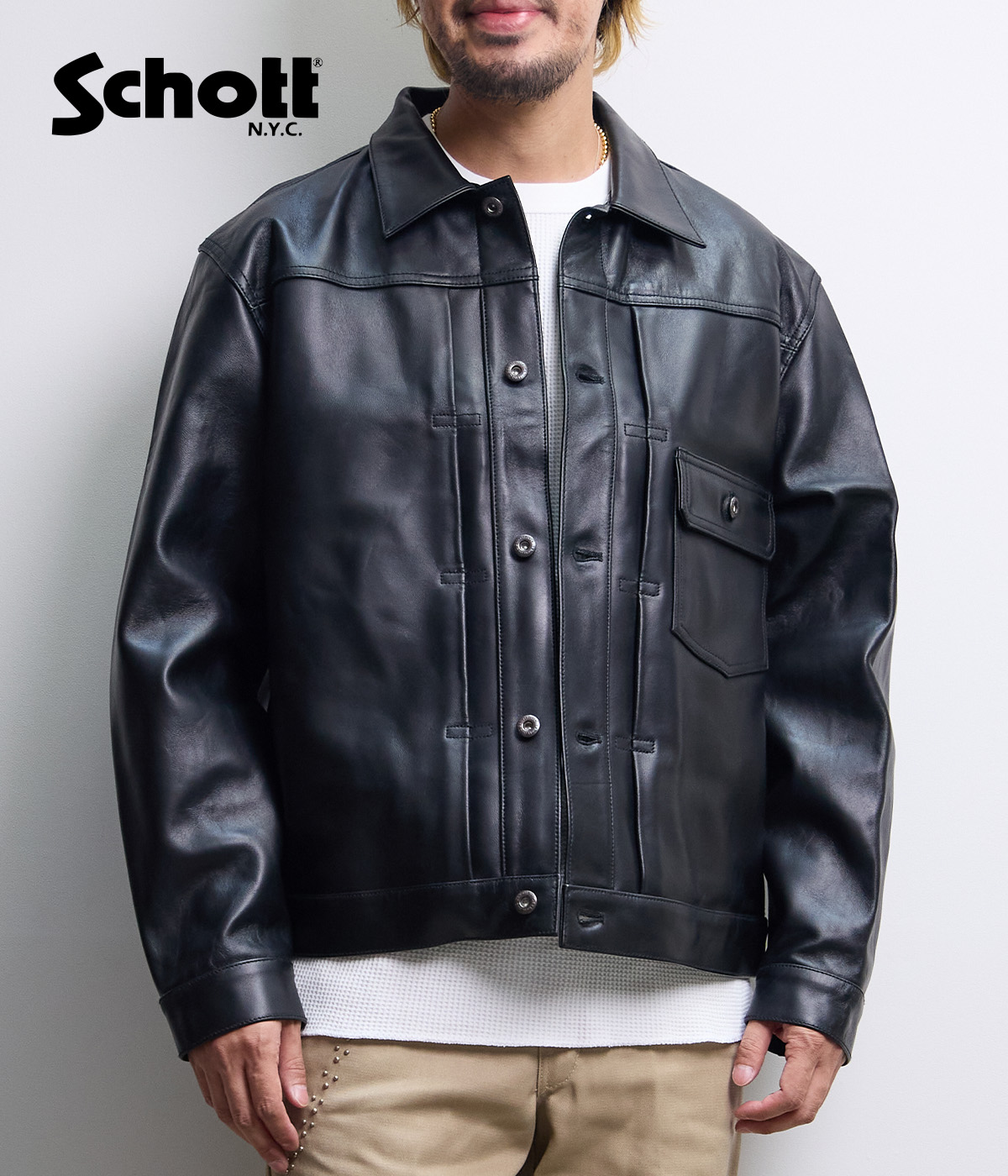 Schott N.Y.C（ショット） Schott / ショット ： SHEEP LEATHER 1st