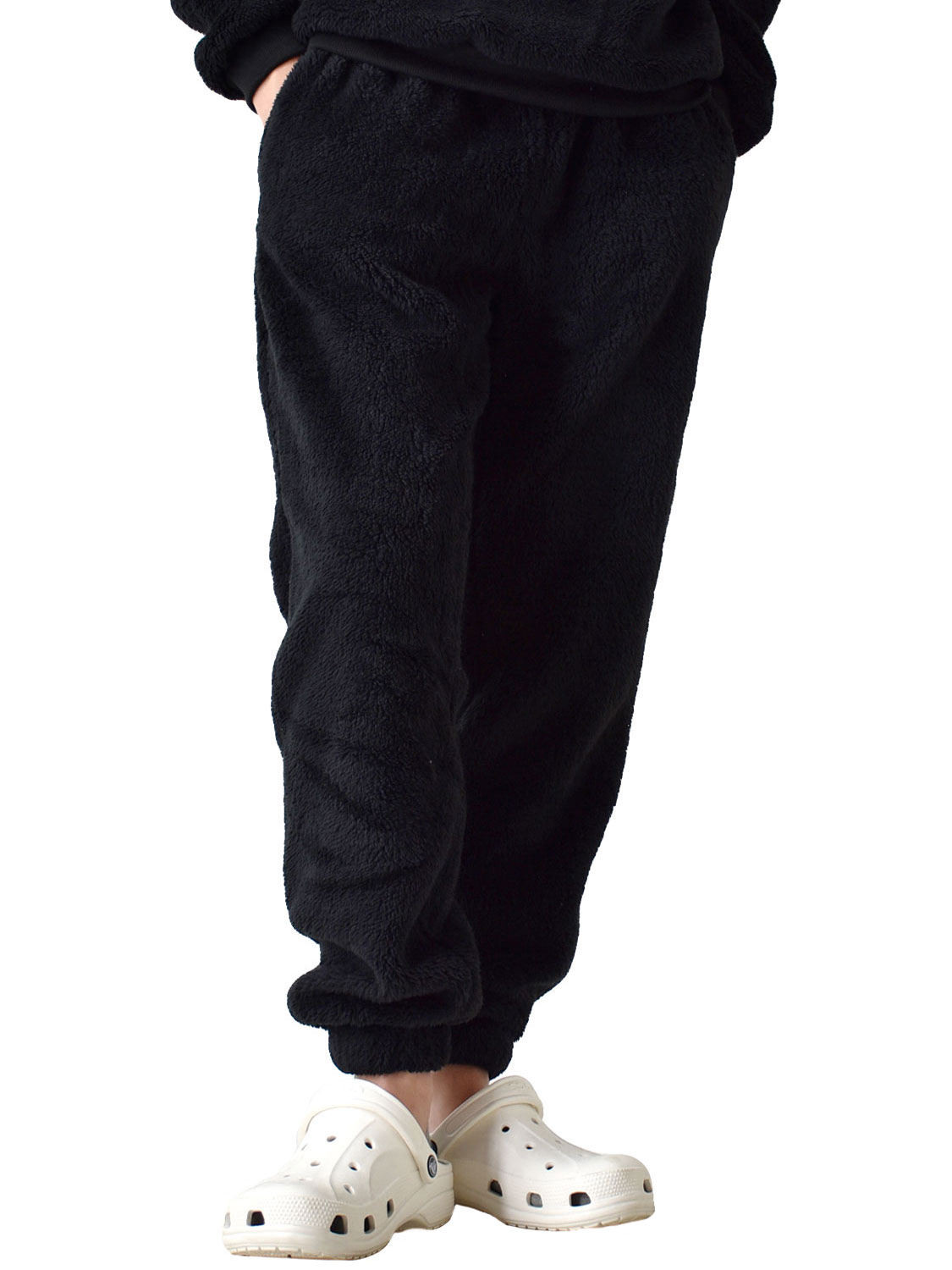 ARONA フリースパンツ 裏起毛 メンズ レディース 暖か ボア 部屋着