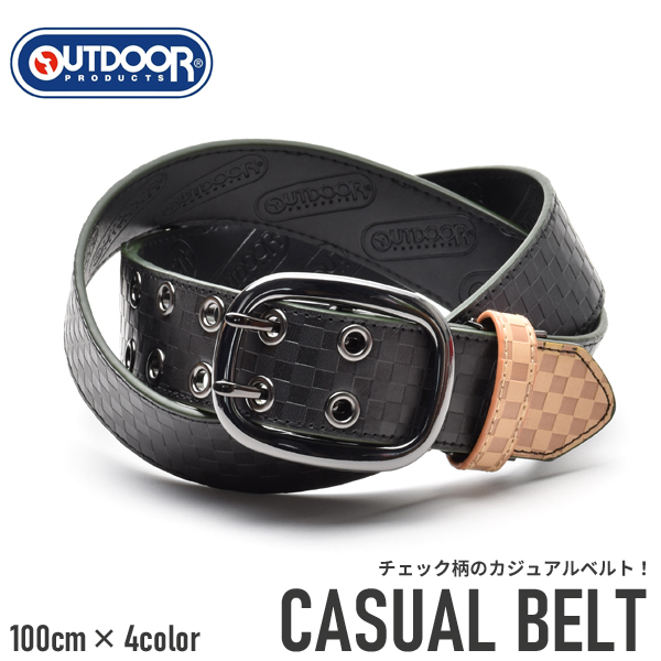 ベルト メンズ レディース ブロックチェック柄 バックル おしゃれ