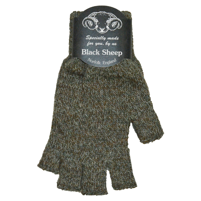 Black Sheep（ブラックシープ） フィンガーレス ニットグローブ ウール