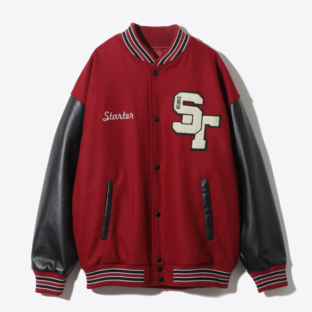 STARTER（スターター） フェイクメルトンジャケット スタジャン