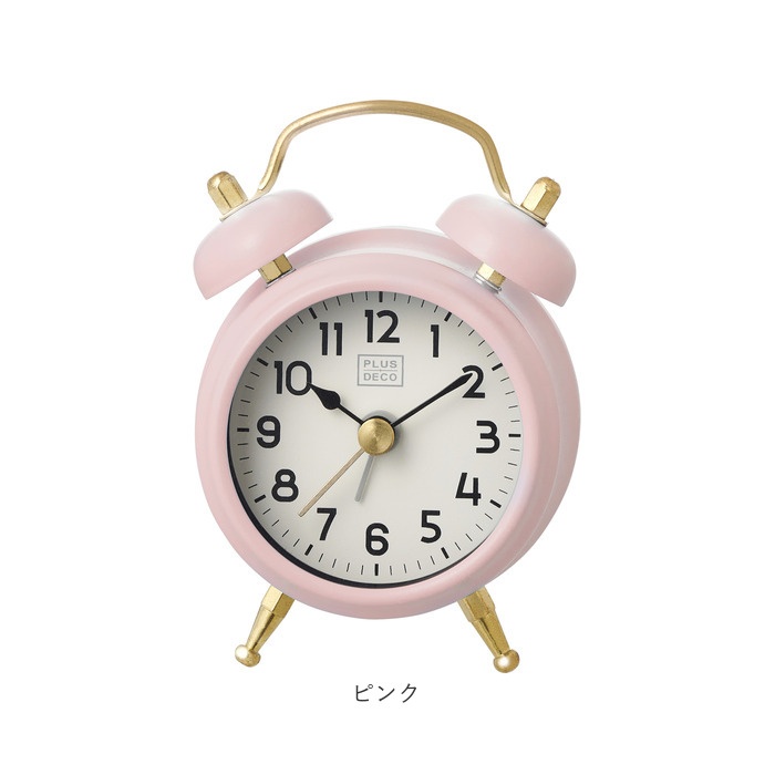 クレファー 目覚まし時計 ツインベル アラームクロック ミニ IAC-5668