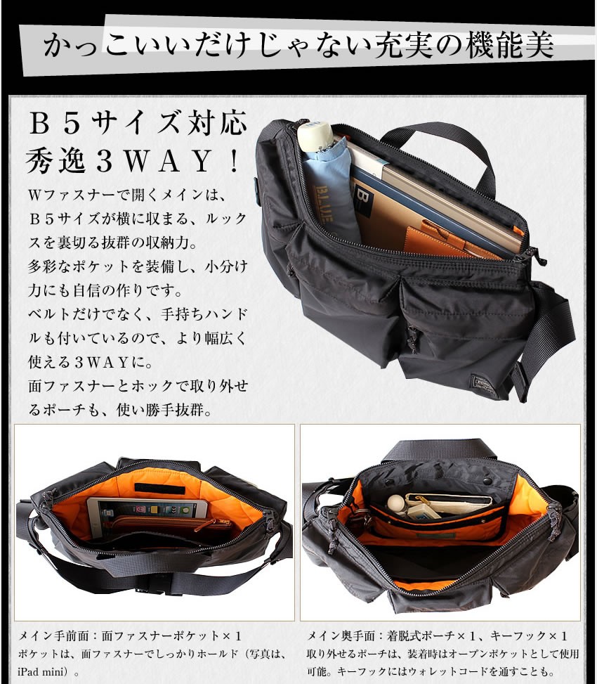 PORTER ポーター フォース ウエストバッグ 855-05460 吉田カバン