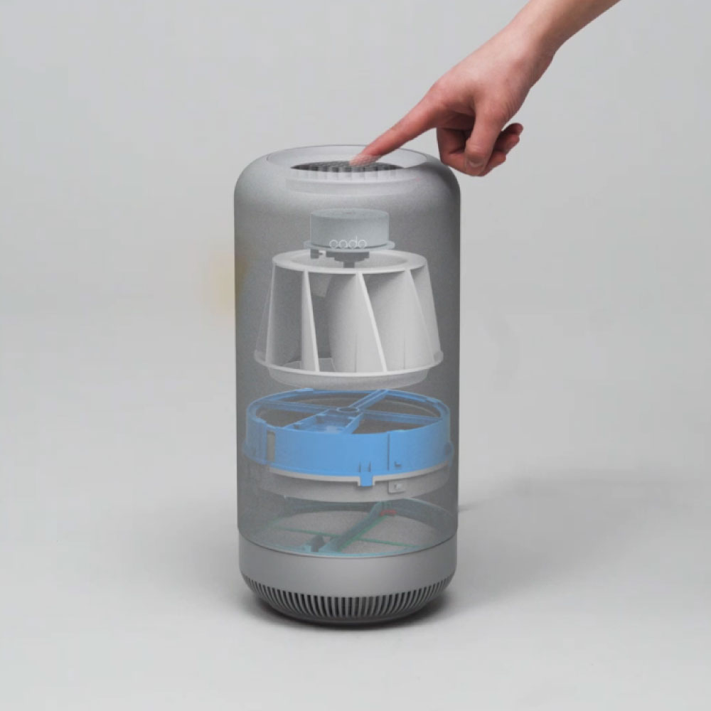 cado（カドー） cado SAP 003 除菌脱臭機 脱臭機 フィルター交換不要