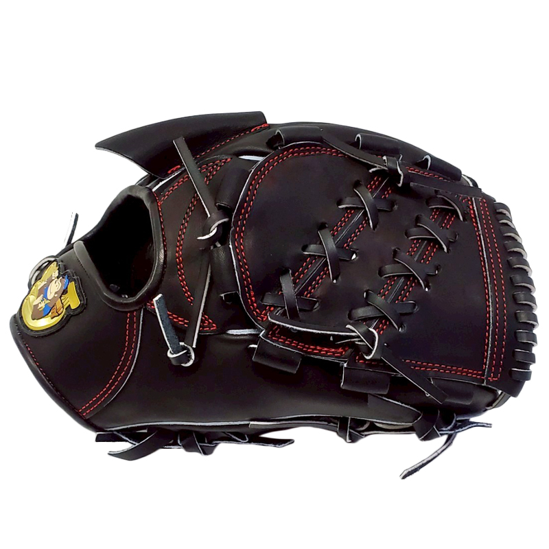 古*ア様 ゴリラ印 硬式グローブ 黒 ピンクステッチ GORILLA ごりら