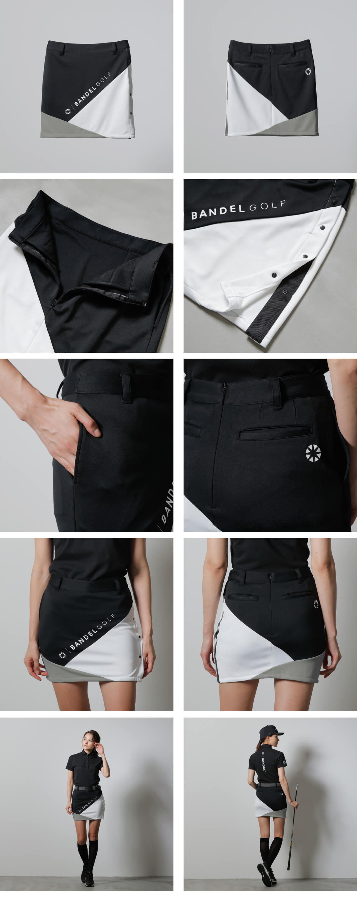 BANDEL（バンデル） WOMENS SIDE PANEL SWITCH SKIRT BANDEL ゴルフ
