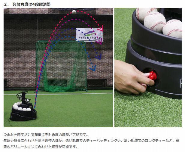 トスマシン FTM-242 ACアダプター＋追加レール＋グラブ袋付 野球 硬式