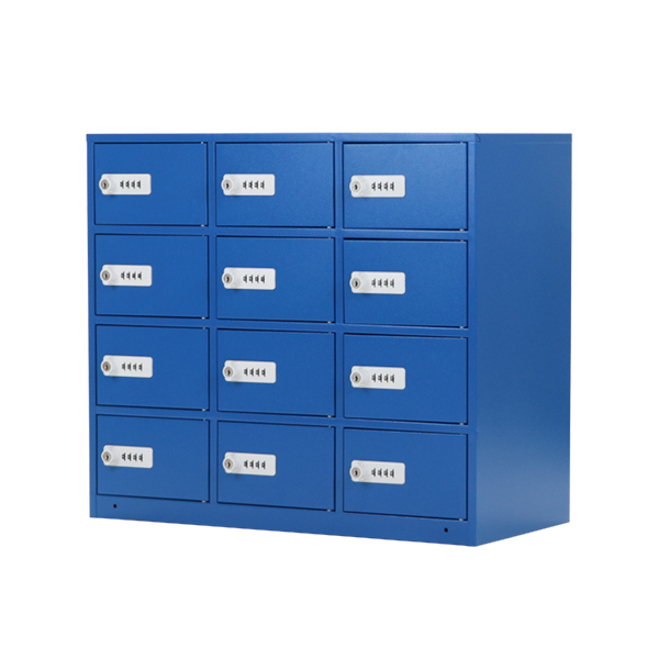 ロッカー 貴重品ロッカー おしゃれ 12人用 完成品 ダイヤル錠 選べる