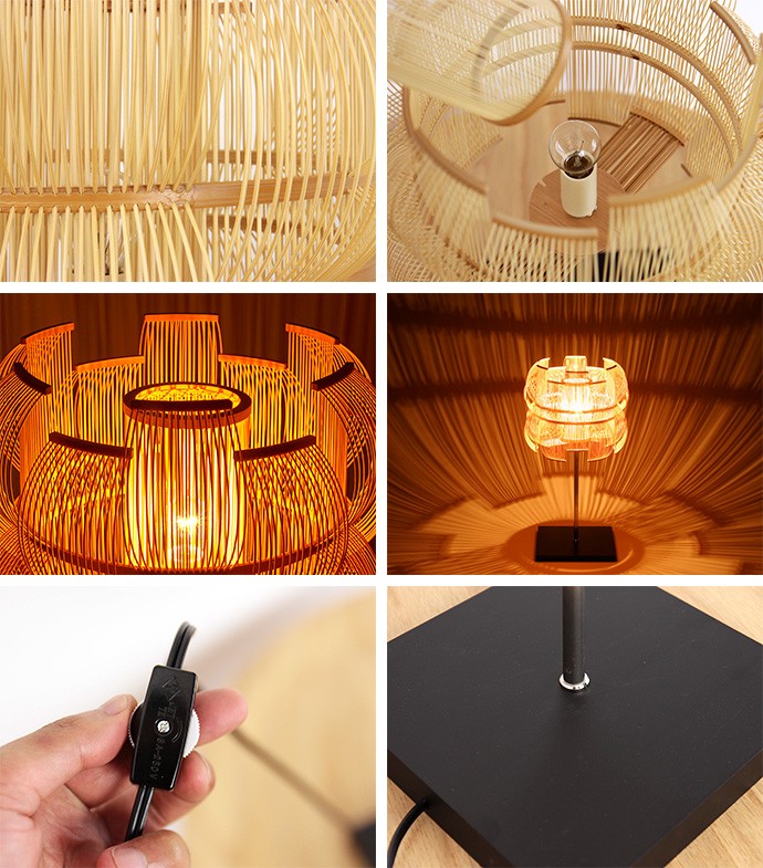 フロアライト 和室照明 おしゃれ 北欧 和 照明器具 竹 1灯 トイレ照明