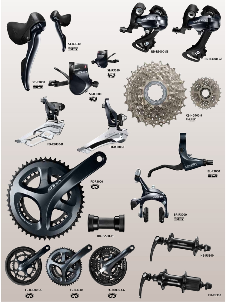 シマノ（SHIMANO） FC-R3000 50X34T 170mm 9S EFCR3000CX04X 自転車