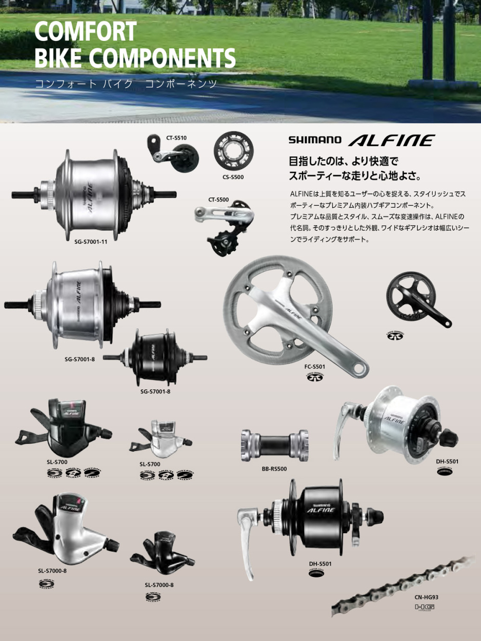 シマノ（SHIMANO） SG-S7001 内装8S ブラック 32H 軸長:187mm OLD