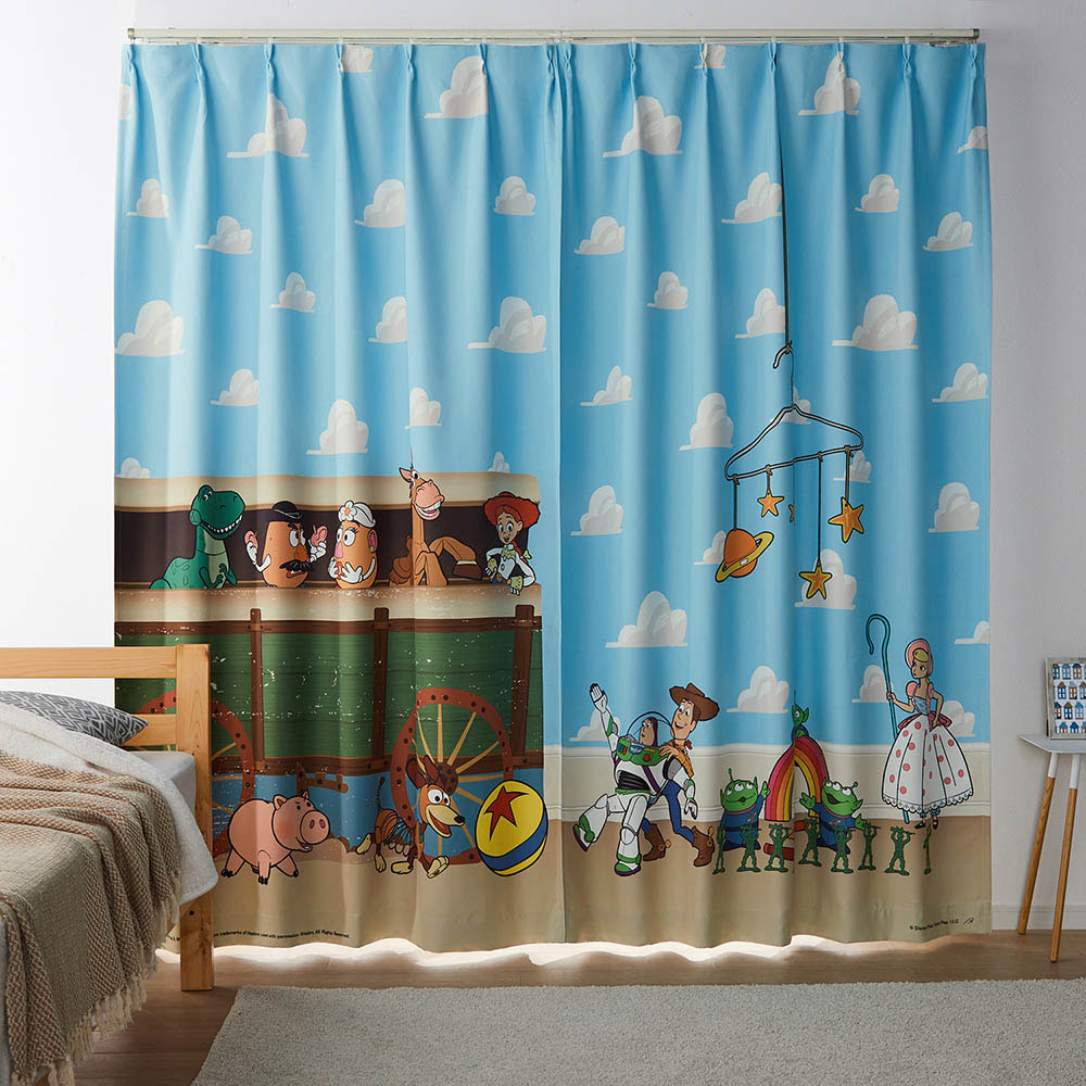 Disney（ディズニー） カーテン 遮光 2級遮光 洗える 遮光カーテン 遮