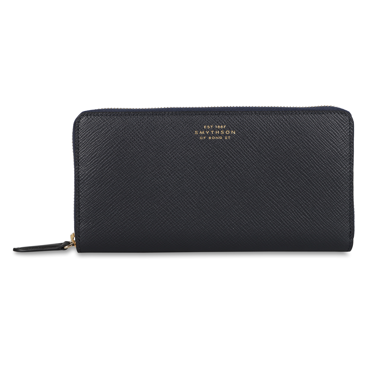 Smythson（スマイソン） 長財布 パナマ レザージップ パース