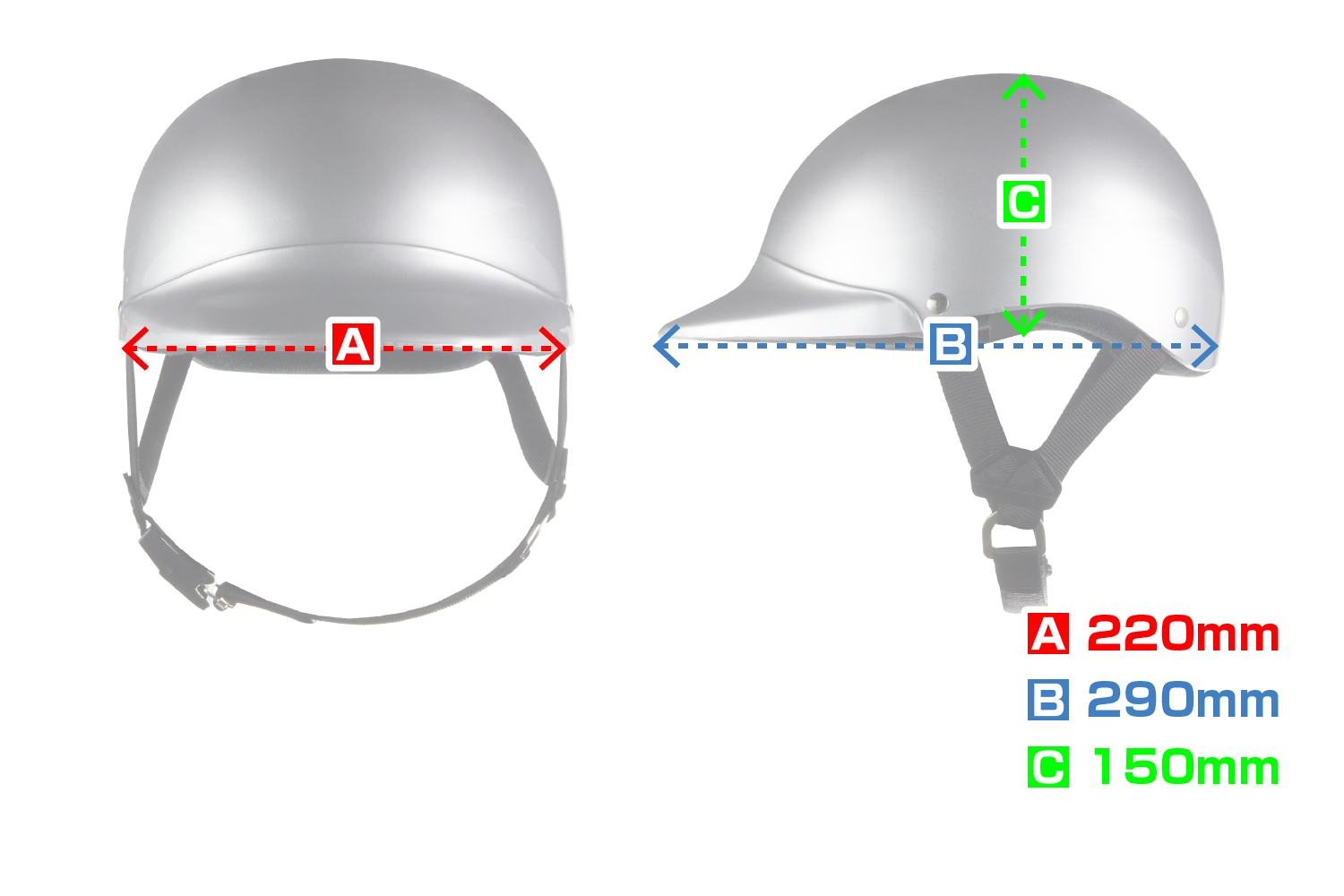 バイクヘルメット 半キャップ キャンディーレッド 赤 ハーフヘルメット