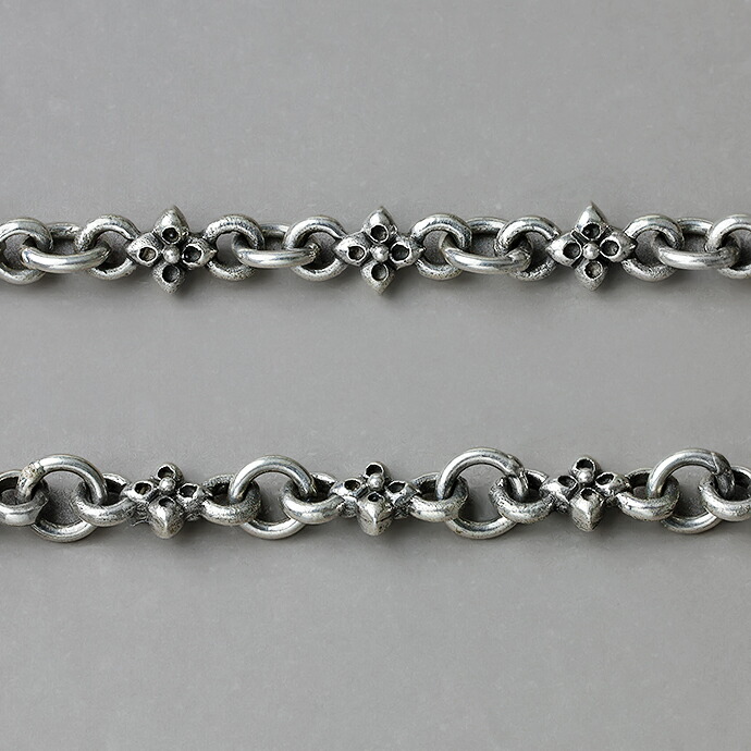 Binich（ビニッチ） シルバー925 フラワークロスネックレス メンズ