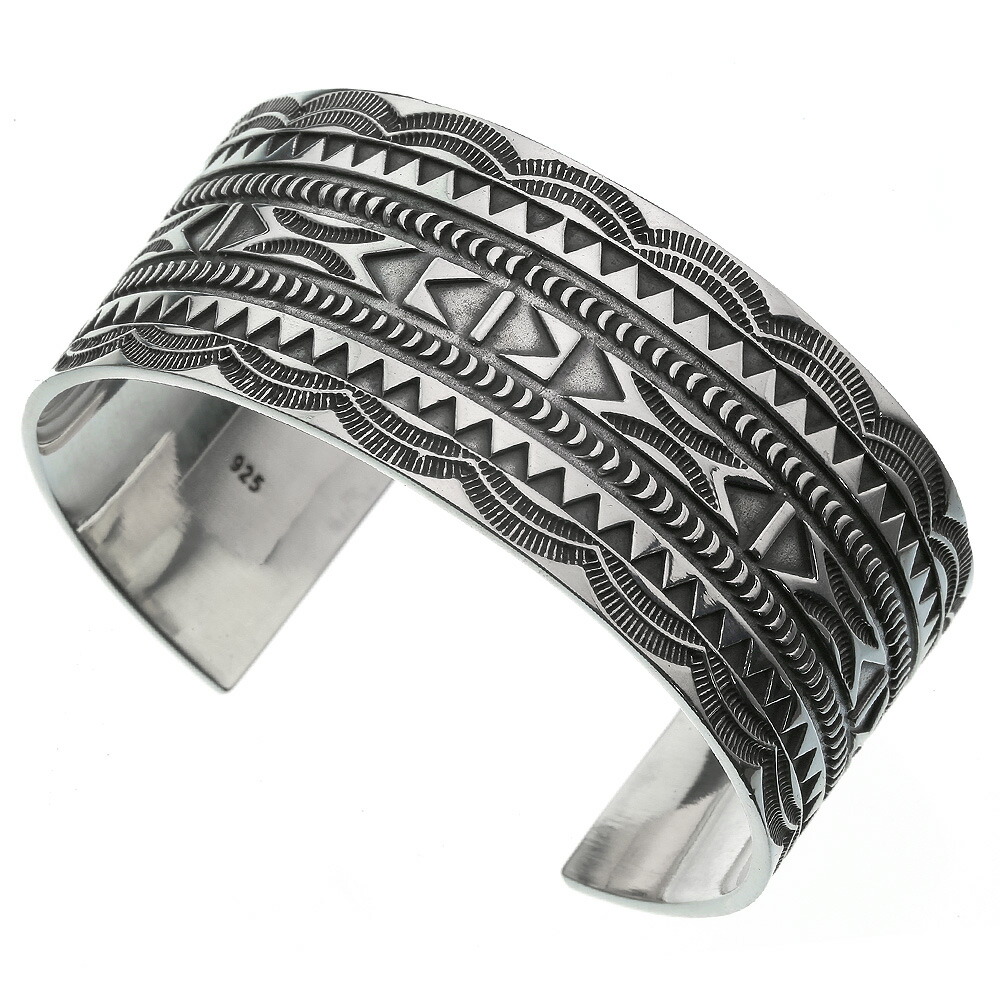 Binich（ビニッチ） ブレスレット メンズ シルバー925 幾何学模様