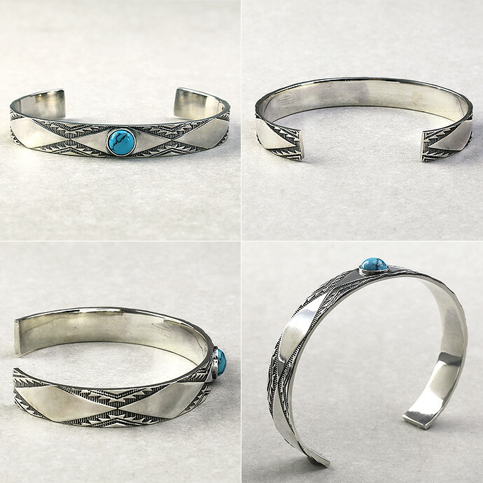 Binich（ビニッチ） ブレスレット メンズ シルバー925 ターコイズ