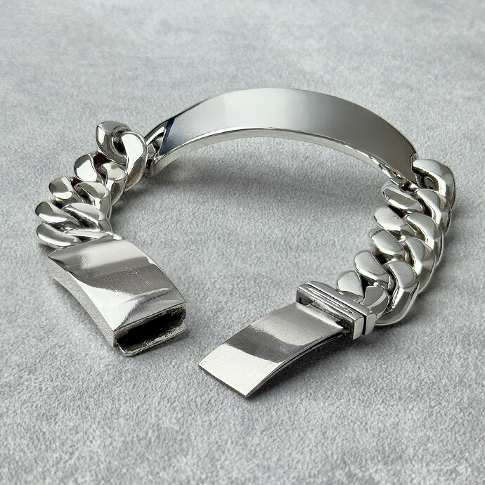 Binich（ビニッチ） ブレスレット メンズ 喜平 チェーン IDプレート