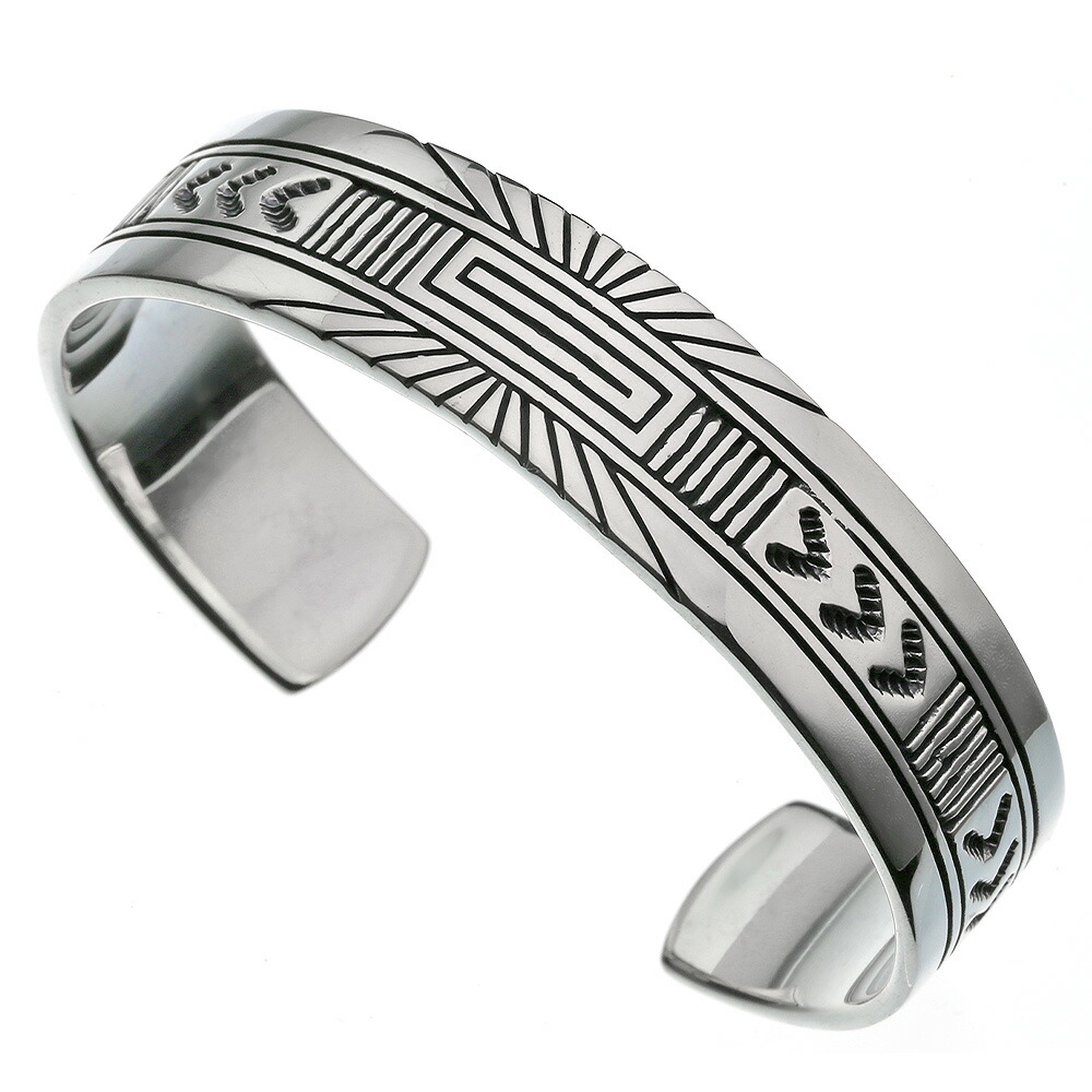 Binich（ビニッチ） ブレスレット メンズ バングル シルバー925 平打ち