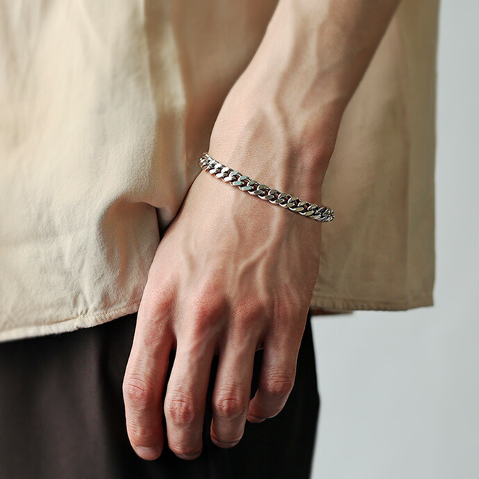 Binich（ビニッチ） ブレスレット メンズ 喜平 シルバー925 7.5mm 2面