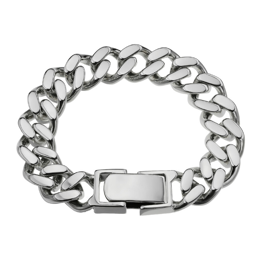 Binich（ビニッチ） ブレスレット メンズ 喜平 シルバー925 14mm 2面